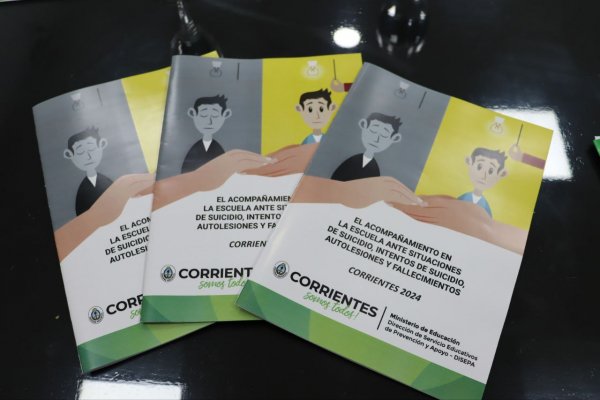 Educación presentó un documento de acompañamiento escolar ante situaciones de suicidio