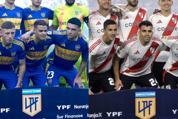 ¿Cómo llegan Boca y River al Superclásico por la Liga Profesional?