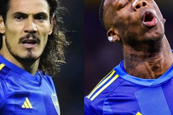 Gran noticia en Boca: Cavani y Advíncula entrenaron a la par pensando en River