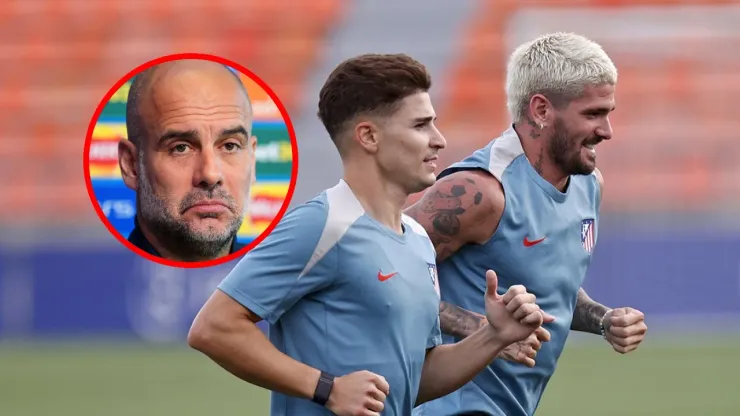 De Paul le contestó a Guardiola por la salida de Julián Álvarez: 