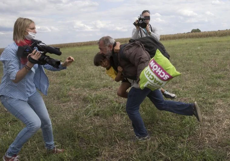 Hungría levanta un campamento de inmigrantes ilegales en la frontera con Austria