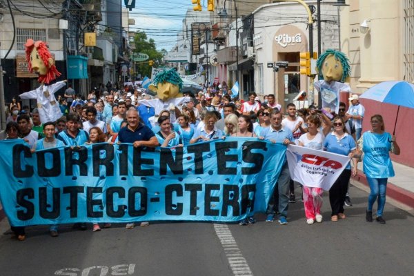 Docentes de Corrientes se suman al Paro y Movilización Docente del 02/10