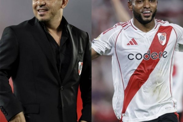 Gallardo bancó a Borja ante su falta de gol en River: 