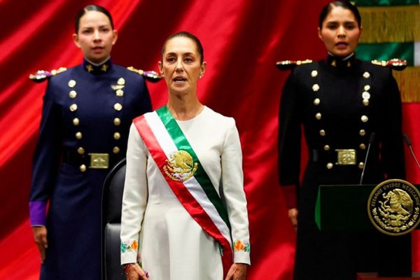 Claudia Sheinbaum asumió como nueva presidenta de México