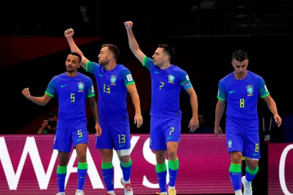 Brasil eliminó a Ucrania y se clasificó finalista del Mundial de futsal