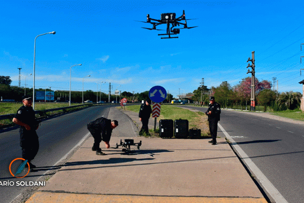 Santa Fe utilizará drones para evitar siniestros viales en la Circunvalación de Rosario