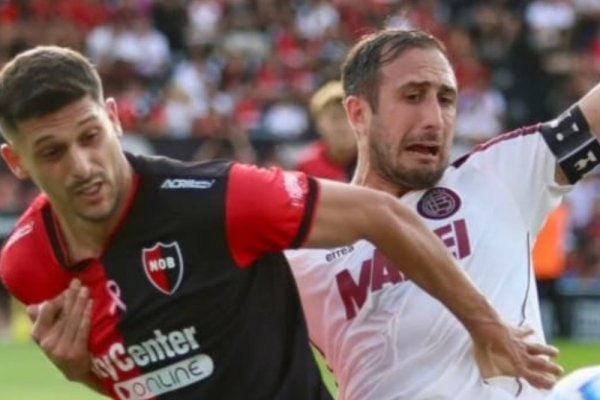 Newell's se llevó los tres puntos sobre la hora ante Lanús