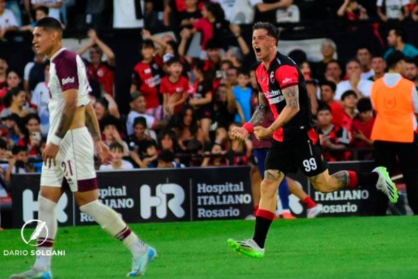 Miljevic fue determinante con su golazo y Newell’s derrotó a Lanús por 2 a 1