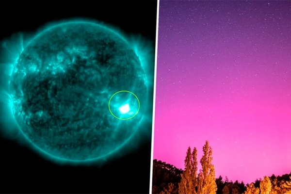 El sol está disparando una temible llamarada a la Tierra, la más potente de los últimos siete años