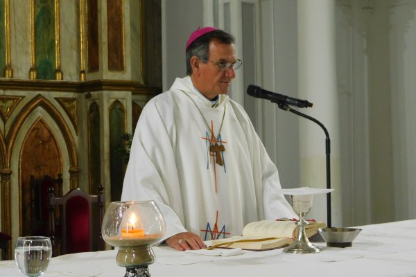 VIRGEN DEL Rosario! El obispo Canecin animó a ser artesanos y constructores de la comunión