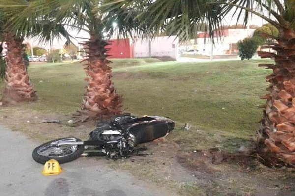 TRAGEDIA! Muere al chocar con su moto contra un árbol