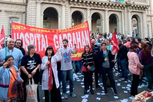 Trabajadores del Garrahan realizarán un paro y movilización en defensa de la salud pública