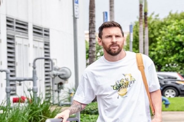 En medio de la amenaza del huracán Milton, Messi se sumó a los entrenamientos de la Selección en Miami