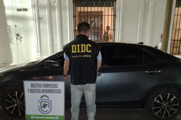 Incautaron en Corrientes un auto con pedido de captura en Chaco