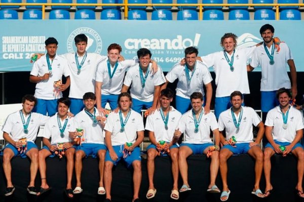 Once rosarinos en la selección argentina de waterpolo: 2º puesto en el Sudamericano Absoluto de Deportes Acuáticos