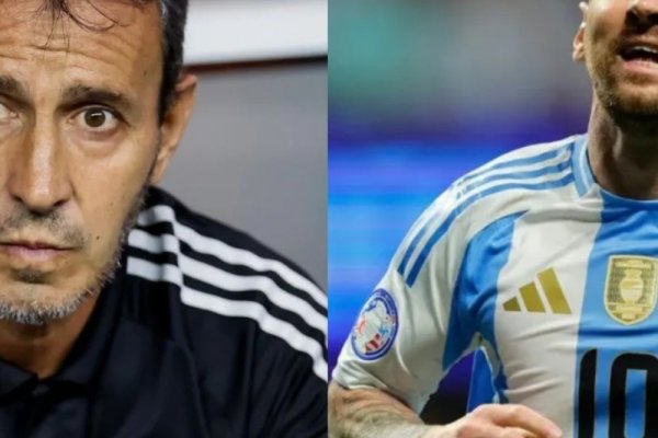 Batista, sin vueltas con Messi en Argentina: 