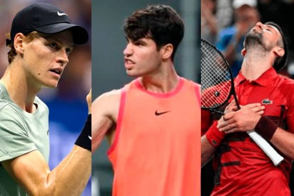 Sinner, Alcaraz y Djokovic avanzan en el Masters 1000 de Shanghái