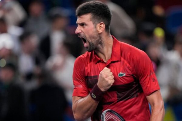 Djokovic despachó a Fritz y jugará ante Sinner la final en Shanghái