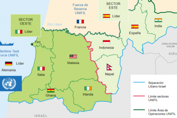 Qué es UNIFIL, la misión en la que hay 650 soldados españoles