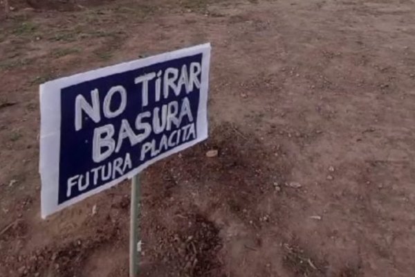 En Cabín 9 buscan dejar atrás un basural para convertirlo en una placita