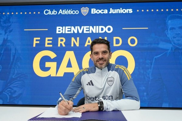 Gago demostró su emoción por llegar a Boca