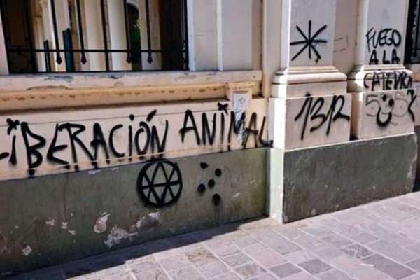 Denuncian pintadas ofensivas en la catedral Santísimo Salvador de Jujuy tras la marcha de mujeres