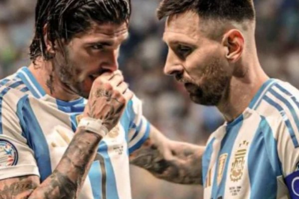 De Paul quiere competir con Messi en el negocio de las bebidas energéticas