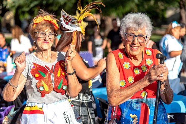 Festival por los derechos de las personas mayores en el parque Urquiza