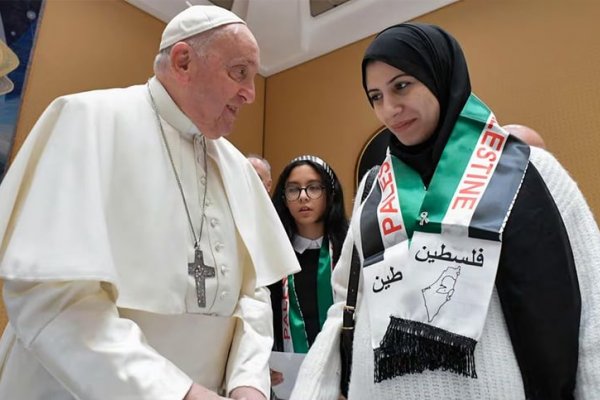 El papa Francisco pidió por la paz en la «martirizada» Palestina y el fin de las guerras