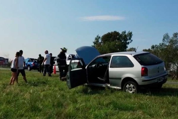 Funes: varios heridos tras un choque en cadena en la autopista Rosario – Córdoba