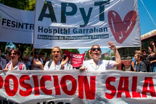 Trabajadores del Hospital Garrahan realizarán una «Marcha Blanca» en el Congreso