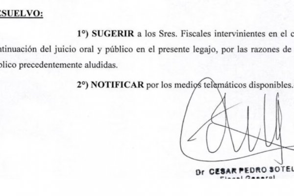 JUICIO A COSITORTO! la Fiscalía General rechazó acuerdo con las víctimas que planteó Generación Zoe