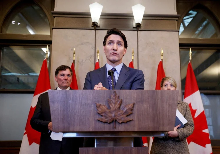 El primer ministro canadiense, Justin Trudeau, cuestionado por su propio partido