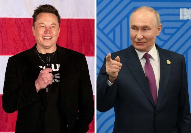 Vladimir Putin y Elon Musk mantienen regularmente el contacto desde 2022