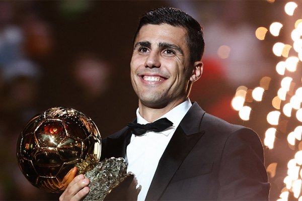 Rodri le ganó la pulseada a Vinícius Jr. y es el nuevo Balón de Oro