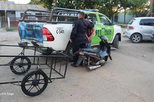 TRANQUILO! Robó un carrito y lo vendía por la calle