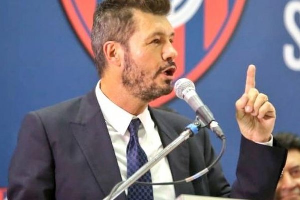 Tinelli se defendió de las críticas en San Lorenzo: 