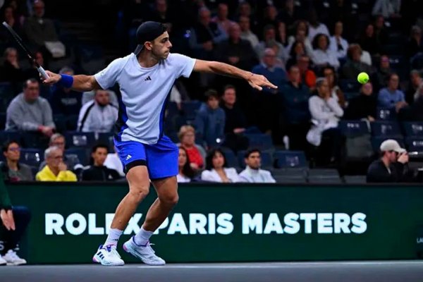 Francisco Cerúndolo quedó eliminado del Masters 1000 de París