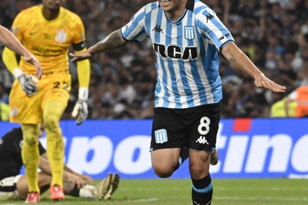 Racing le ganó a Corinthians y es finalista de la Copa Sudamericana