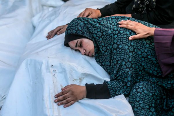 Israel devastador: mata al menos 63 palestinos, entre ellos mujeres y niños en diferentes regiones de Gaza