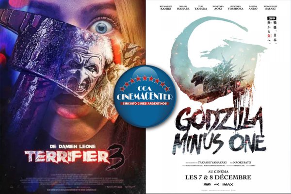 Terrifier 3 y Godzilla Minus One, los estrenos de esta semana en la cartelera