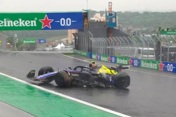 Fórmula 1: por primera vez, Colapinto no terminó la carrera en el Gran Premio de Brasil