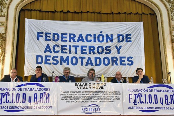 Los aceiteros afirman que el Gobierno nacional “le declaró la guerra” a los trabajadores