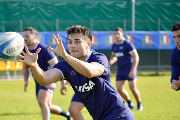 Los Pumas se preparan para jugar con Italia