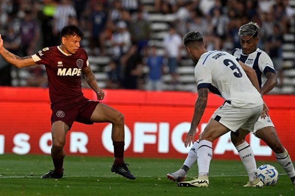 Talleres perdió con Lanús y cedió terreno en la lucha por el título de la Liga