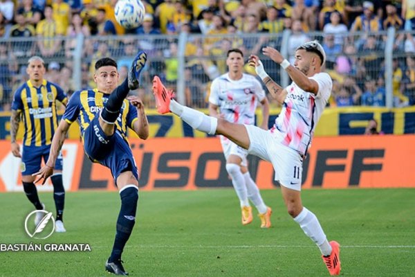 Con un arbitraje polémico, Central no tuvo claridad y perdió 1 a 0 con San Lorenzo en el Gigante