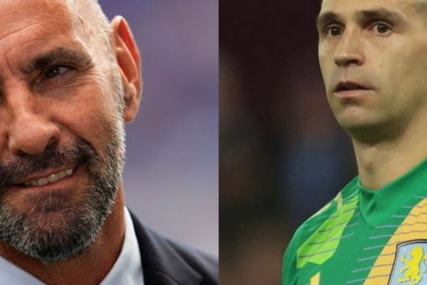 Monchi, rendido con Dibu Martínez en Aston Villa: 