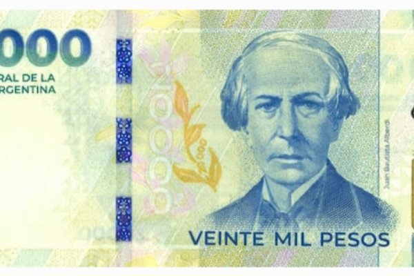 YA ESTÁ! Entra en circulación el billete de $20.000 en Corrientes