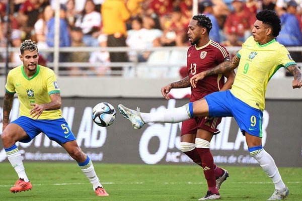 Rumbo al Mundial: Brasil no pudo con Venezuela en el inicio de la fecha 11