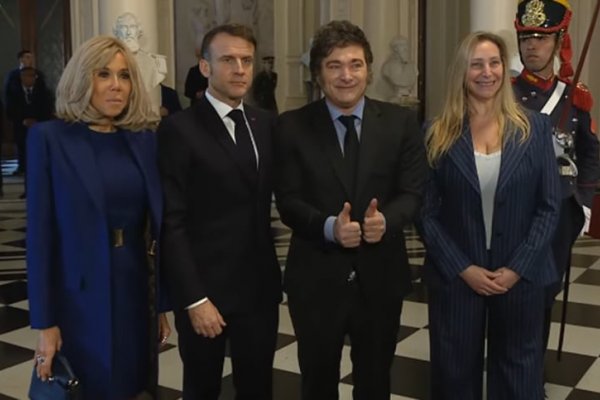 Milei recibe a Emmanuel Macron en Casa Rosada en la previa de la Cumbre del G20